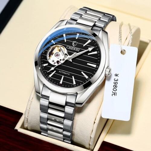 Fashion Mens Watches Top Brand Luxury CHENXI Mens Mechanical Watch Steeldive Automatic Watches For Men Montre Automatique Homme