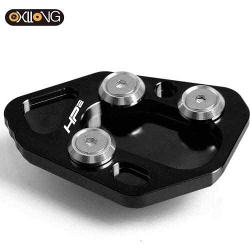 FOR BMW HP2 Sport 2008 2009 2010 Motorcycle Side Stand Pad Enlargement Enlarger Extension Plate Pad Plate Kickstand Extension