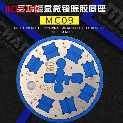 For IPHONE 6s 6sp 7g 7p 8g 8p A8 A9 A10 A11 CHIP IC Deleting glue Microscope base Removing glue card trough with fingerprint re