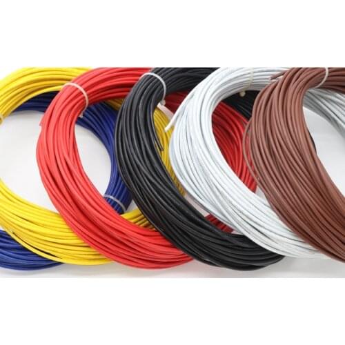 UL1672 22AWG Double-Layer Insulated Electronic Wire PVC Tinned Instrument Equipment Connection Line-3/5Meters