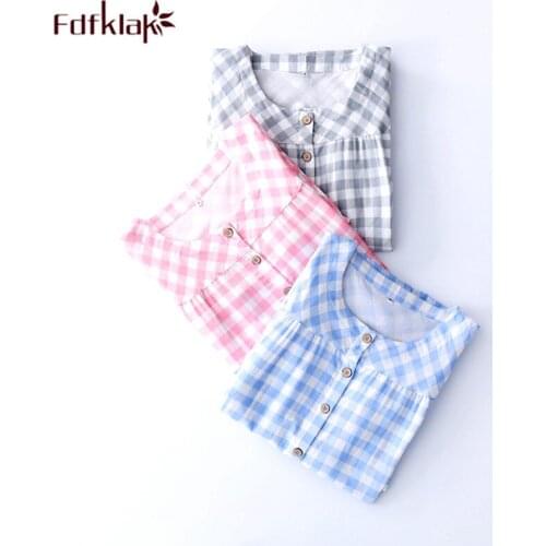 Модные платья в клетку Fdfklak China At AliExpress