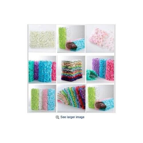 60x40cm Artificial Flower wall decoration Road Lead Hydrangea Wall for Wedding Arch Pavilion Corners decor floral