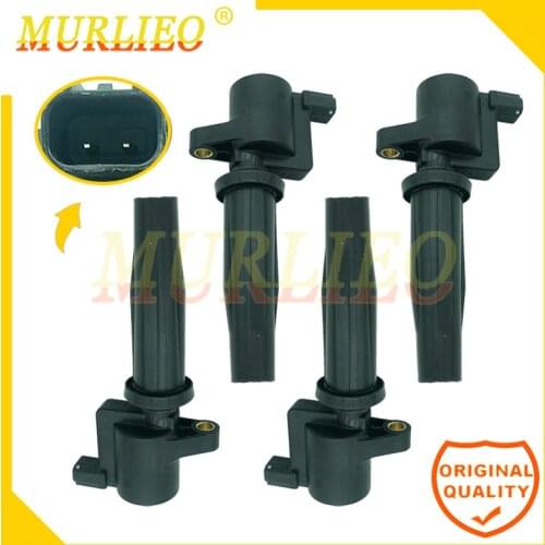 Murlieo 4M5G-12A366-BC AM5E-12A366-AB AM5E-12A366-AA Ignition Coil Fit For Ford Escape 05-08 Focus 03-11 Mazda Mercury 4 PCS