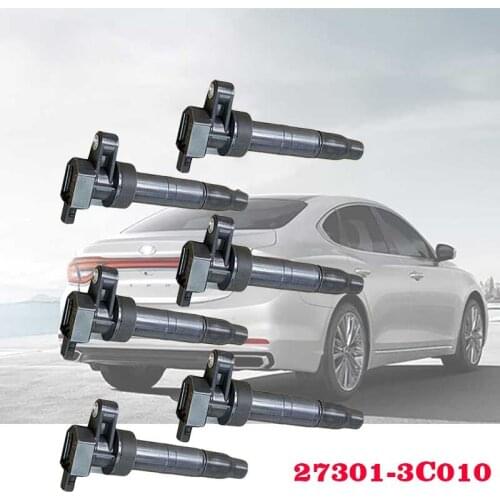 6pcs PBT Ignition Coils Fit for Hyundai Kia Sedona UF546 12457 27301-3C000, 27301-3C010 car accessories automobiles