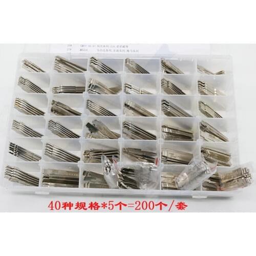 For customer key blade with Engraved Line for Lishi 40 models each 5pcs a box