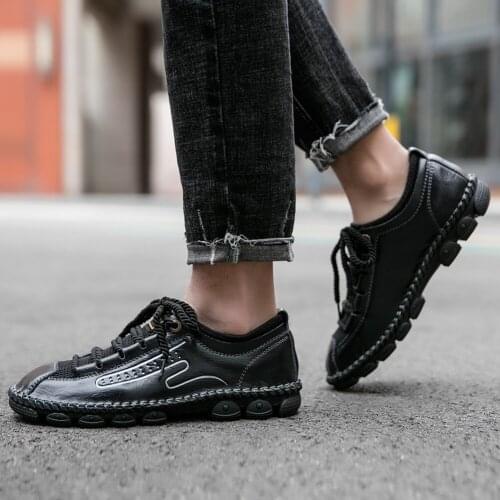 Men Casual Flat Shoes Mens Causal Shoes Casual Man Spring Sneaker Leather Hot Sale Sports Mens Sneakers Shoe Loafers