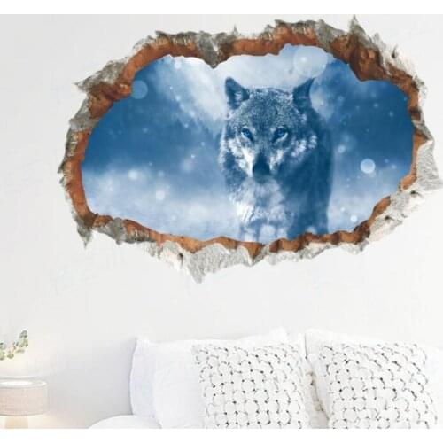 Wolves wallpaper 3D Wall Murals Wallpapers Living Room Bedroom Sofa TV Background Wall Paper Wolf Totem Animal Photo Wallpaper