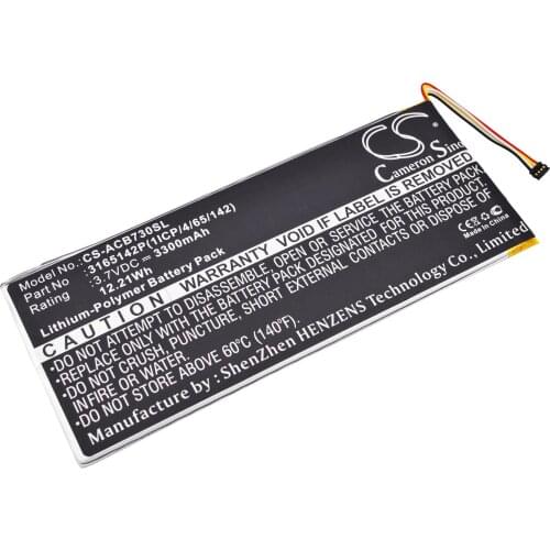 Brand new KT.0010Z.001 replacement battery for Acer Iconia One 7 B1-730 Iconia One 7 B1-730HD Iconia One 7 B1-730HD-170L A1402