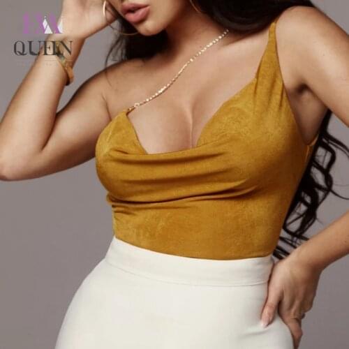 EvaQueen Bodycon Sexy Bodysuit Women Solid Sumemr Fashion Bodysuit Backless Body Mujer Solid Jumpsuit Casual Overalls 2019