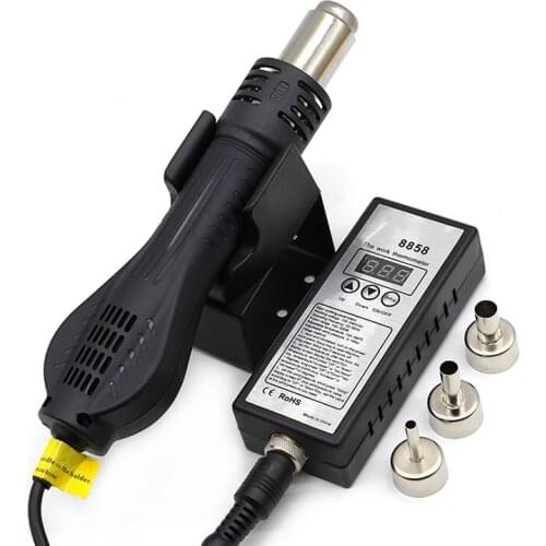 Soldering Station 8858 Portable Hot Air Gun BGA Rework Solder Station Digital Hot Air Blower Heat Gun For Welding Repair Tools