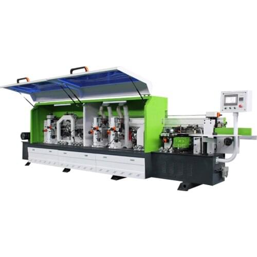 Full auto automatic pvc curve woodworking edge bander banding machine for furniture plywood mdf
