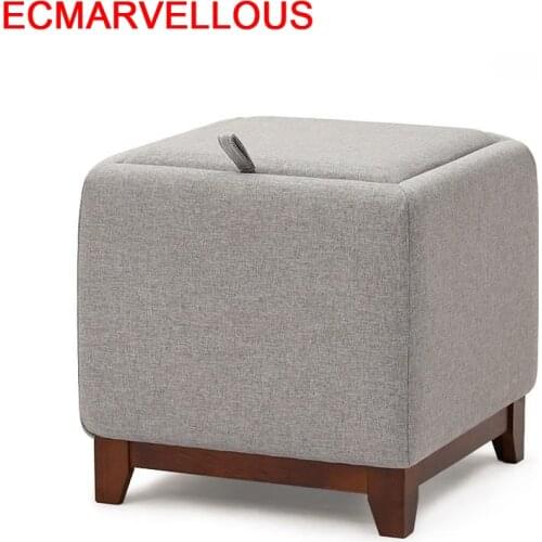 Pouffe Sofa Living Room Plegable Sgabello Ladder Fauteuil Gonflable Taburete Change Shoes Kids Furniture Pouf Storage Stool