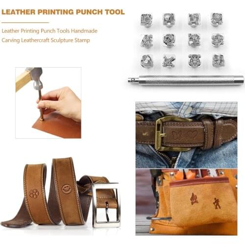 Making Printing Carving Working Craft Printing Mold Engraving Stamps Leather Stamp Punch Saddle Constellation