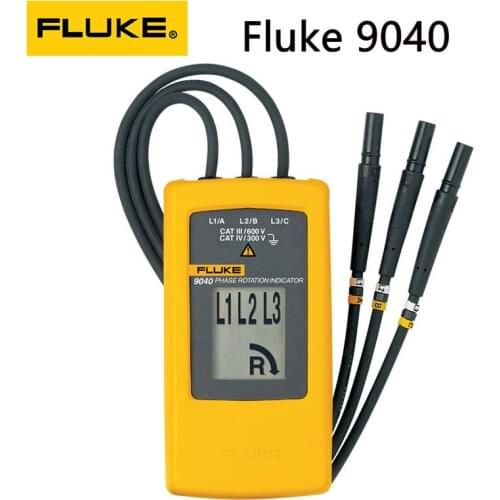 FLUKE 9040 Digital Display Phase Rotation Indicator Tester Meters Three-Phase Phase Sequence Meter мультиметр