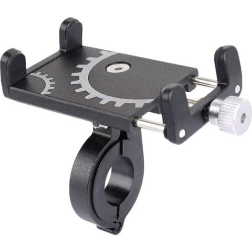 Bicycle Phone Holder Universal Motorcycle Handlebar Mount Mobile Phone Holder Stand Aluminum Alloy Bracket