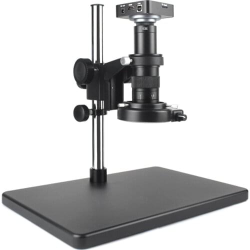 Full HD 38MP 1080P 2K 60FPS Video Microscope Camera 120X 180X 300X HDMI USB Magnifier TF Card Storage Magnifier Welding Repair