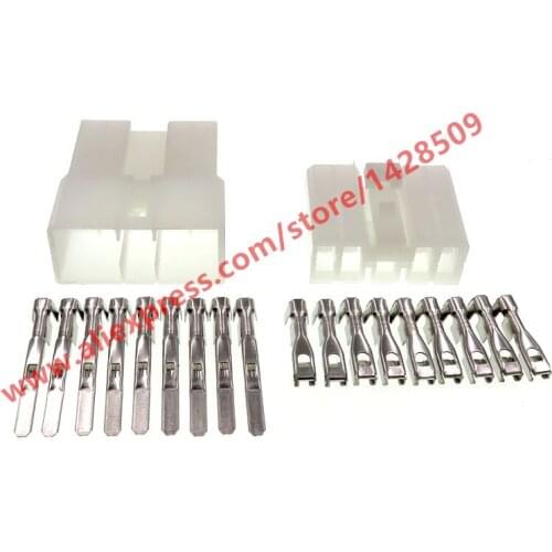 5 Sets 9 Pin Car Audio Plug Male Female Connector Auto Electrical Wire Sockets MG620213 MG 620213 MG610154 MG 610154