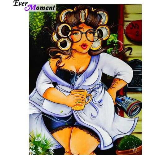 5d diy diamond embroidery full diamond painting cross stitch lady square rhinestones home decor pictures ASF569