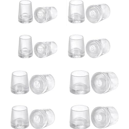 8 Pairs High Heel Protector Heel Repair Caps Covers, Extra Small, Small, Medium, Large, Clear high heel protectors for walking o