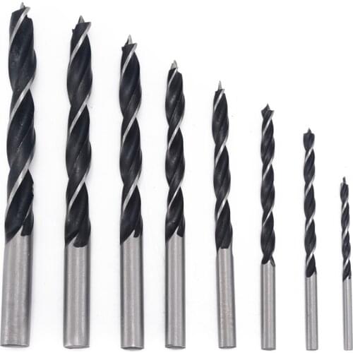 8Pcs Twist Drill Bits Set High Carbon Steel Metal Wood Drilling Tools for Woodworking Power Tools 3/4/5/6/7/8/9/10mm