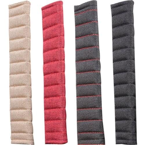 80% HOT SALES !!! 2Pcs Stylish Car Vehicle Seat Safety Belt Soft Breathable Shoulder Pads Cover