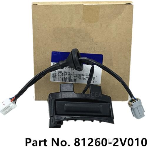 812602V010 Genuine tailgate opening switch button for hyundai Veloster 2011 2012 2013 2014 2015 2016 81260-2V010