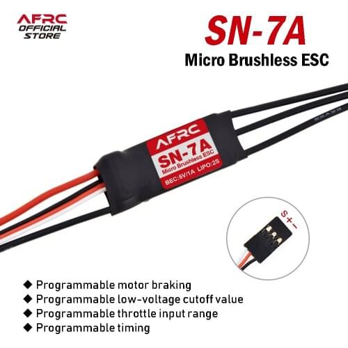 AFRC-SN-7A Micro Electronic Speed ControlElec Brushless ESC For RC Fixed Wing Helicopter Model Aircraft DIY Assembly Upgrading