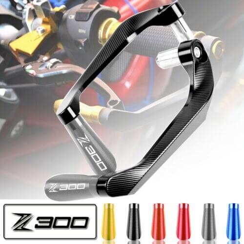 Motorcycle CNC Aluminum 7/8'' 22mm Brake Clutch Levers Guard Handlebar Protector For KAWASAKI NINJA 300 Z300 Z 300