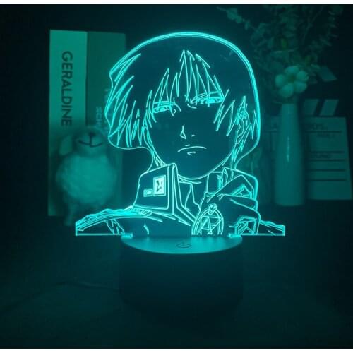 Anime Fullmetal Alchemist Roy Mustang 3D Night Light Colorful Lamp Room Decoration Teenager Bedside Lamp Gift Decor Table Lamp