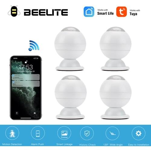 Beelite WiFi Human Body Sensor Wireless Smart Body Movement PIR Motion Sensor Tuya Smart Life App