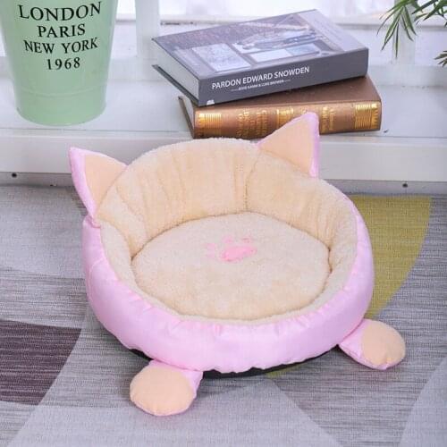 Pet Dog Cats Supplies House Self-Warming Removable Bed Plush Rectangle Nest Puppy Sleeping Bag Cushion For Small Medium Pets