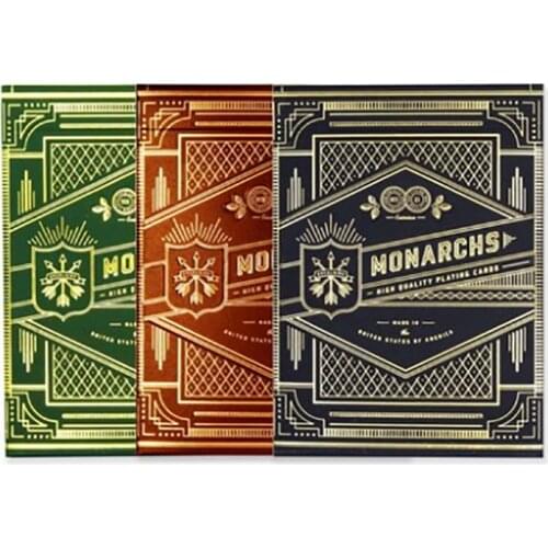 1 Piece Green/Red/Blue Monarch Cards High Quality Playing Cards New Poker Cards for Magician Collection Card Game