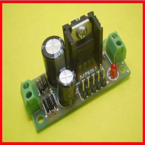L7805 LM7805 Three-terminal voltage regulator module 5V voltage regulator module kit 5V voltage regulator power supply module
