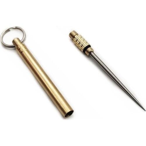 New Dental Cleaning Toothpicks Portable Titanium Multifunctional Outdoor Camping Tool Toothpick Tube Floss Pick Fruit Fork