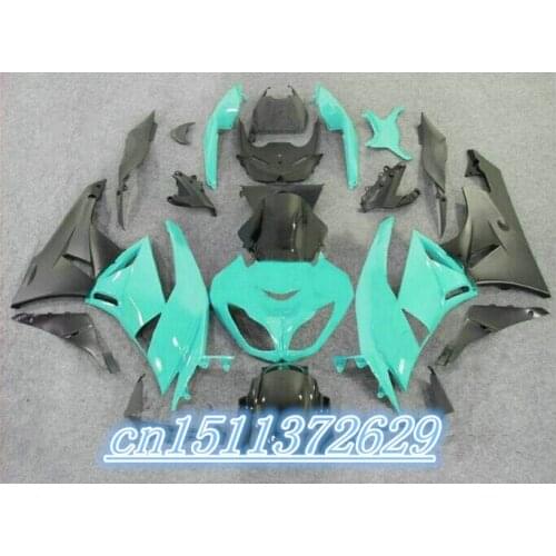 Dor-ABS plastic Fairings for 2009 2010 2011 2012 Kawasaki Ninja ZX-6R 636 ZX 6R ZX6R pea green black fairing kits D