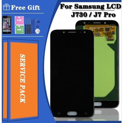 AMOLED Original Display For SAMSUNG Galaxy J7 Pro LCD Display Touch Screen for SAMSUNG J730 J730F J7 Pro LCD Screen Replacement