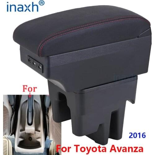For Toyota Avanza Armrest For TOYOTA AVANZA 2016 Car Armrest box Interior special Retrofit parts Accessories Center Storage box