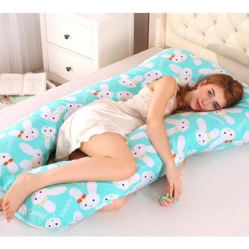 Pregnancy Pillow Side Sleeper Pregnant Women Bedding Full Body U-Shape Cushion Long Sleeping Multifunctional Maternity Pillow