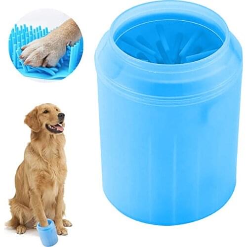 Portable Dog Paw Cleaner Cup Cat Dirty Paw Cleaning Cup Pet Towel Quickly Wash Foot Cleaning Bucket for Dogs Grooming Supplies