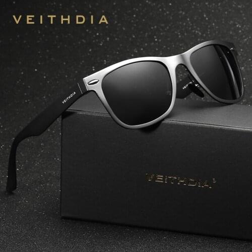 VEITHDIA Aviation Aluminum Mens Sunglasses Mirror Sun Glasses Driving Outdoor Glasses Goggle Eyewear Accessories For Women/Men