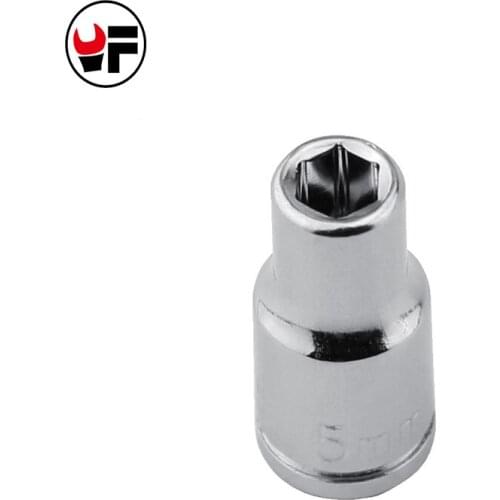 1/4"5mm Socket Wrench Head Wrenches Hex Allen Key Hexagon Allen Head Torque Wrench Sleeve Head D4202