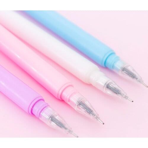 24 Pcs Korea Creative Cartoon Encounter Light Color Gel Pen Cute Student Exam Office Stationery Supplies Pen