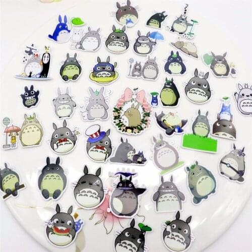 36pcs Creative kawaii self-made neighbor Totoro / castle beautiful stickers /decorative sticker /DIY craft photo albums