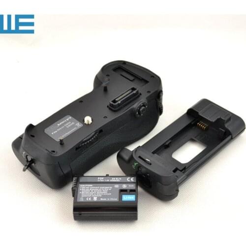 MB-D12 Battery Grip + EN-EL15 Full Decode Battery for Nikon D800 D800E D810 Digital SLR Cameras