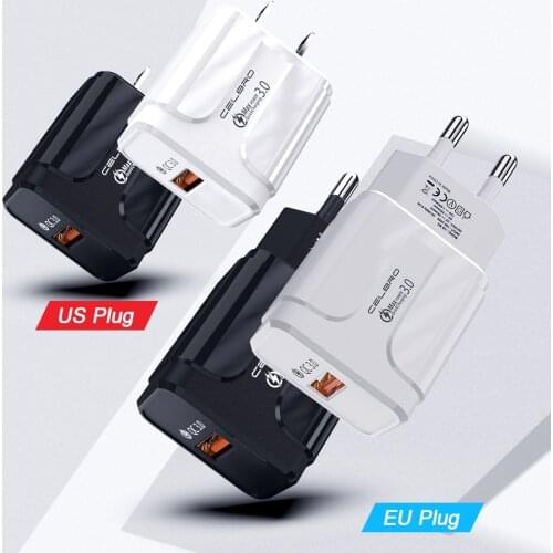 Quick Charge 3.0 QC3.0 Charger FCP For huawei nova 5 4 honor 9x 9 8x Iphone SONY XZ LG G6 G5 HTC M8 U11 Nubia Z11 power adapter