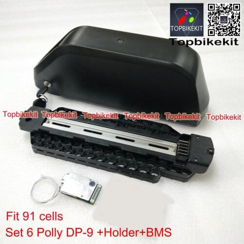 Big Polly Battery case 10S/13S/14S 36V /48V/ 52V 84pcs /91pcs cells with KT inner controller Polly DP-9 batetry case