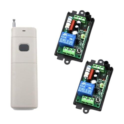 1000m Long Range Remote Control Switch AC 220V 1 CH 10A Relay Receiver Transmitter Learning Code 315/433 SKU: 5213