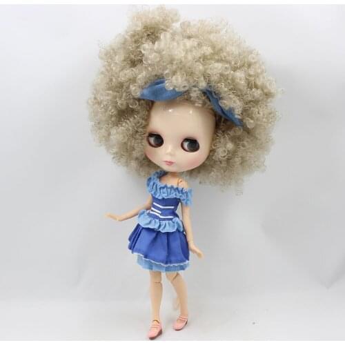 ICY DBS Blyth doll No.BL3167 Silver Grey little curl Afro hair 1/6 BJD JOINT body White skin Neo ob24 anime girl