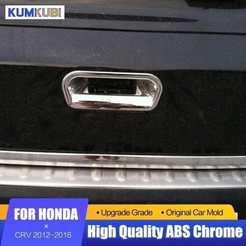KUMIKUBI Fit For Honda CRV CR-V 2012 2013 2014 2015 2016 Auto ABS Chrome Rear Trunk Door Handle Cover Car Styling Accessories