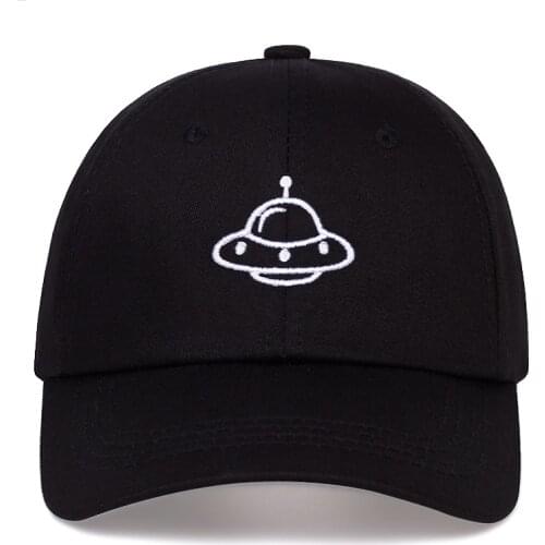 Fashion cotton mens baseball cap spaceship embroidery dad hat adjustable men and women outdoor sports casual caps sun hats